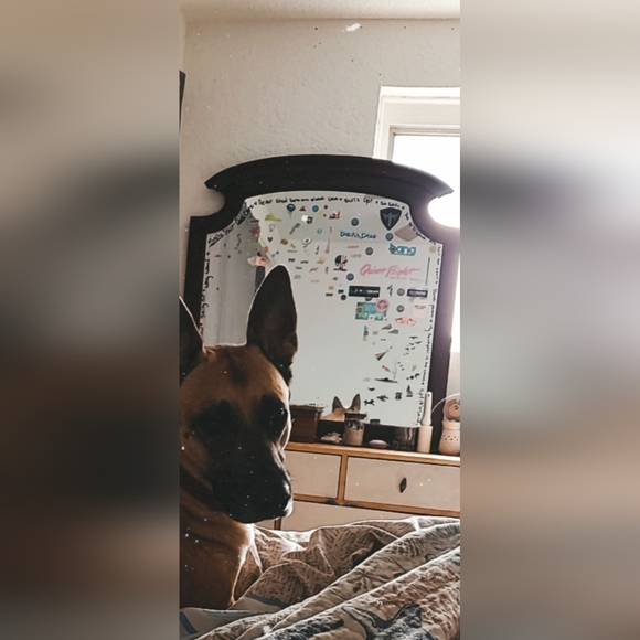 Long dresser mirror